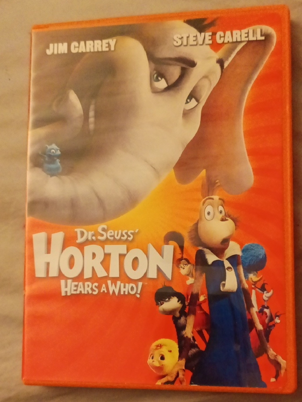 Dr. Seuss' Horton Hears a Who! DVD -With Jim Carrey Steve Carell 2008